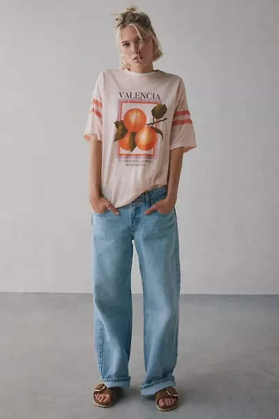BDG Rowan Valencia Orange Graphic Oversized Tee