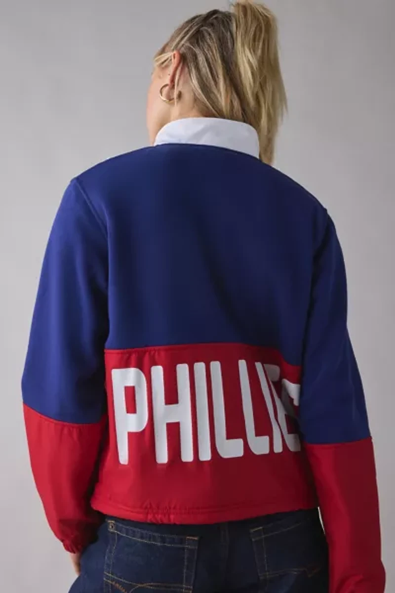 New Era G3 MLB Team Colorblock Zip-Up Windbreaker Jacket