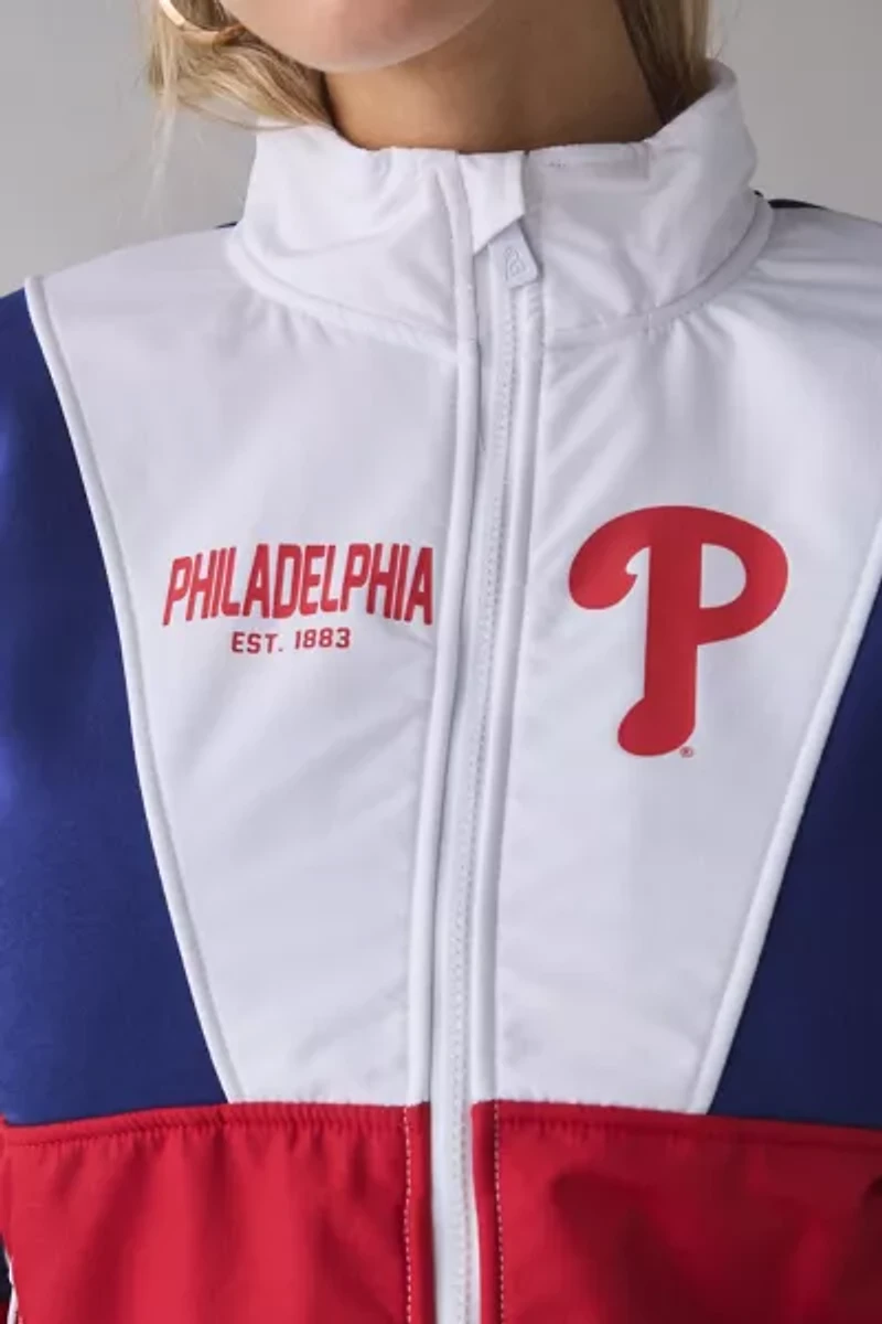 New Era G3 MLB Team Colorblock Zip-Up Windbreaker Jacket