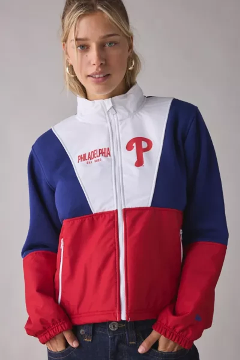 New Era G3 MLB Team Colorblock Zip-Up Windbreaker Jacket
