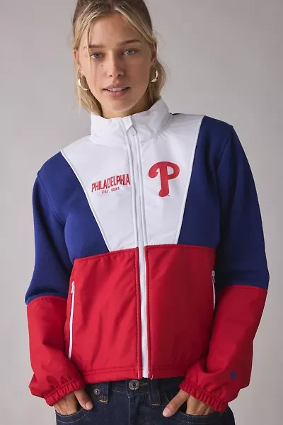 New Era G3 MLB Team Colorblock Zip-Up Windbreaker Jacket