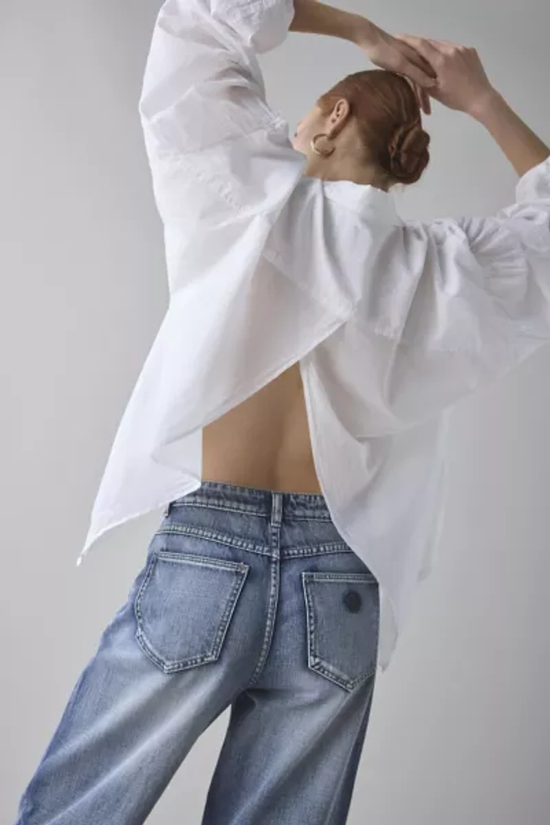Abrand 99 Keira Low-Rise Baggy Flare Jean