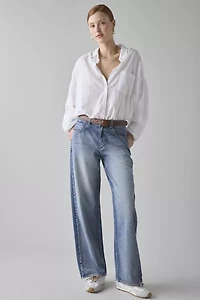 Abrand 99 Keira Low-Rise Baggy Flare Jean