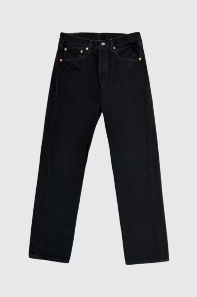 Vintage 1990’s Levi’s® 501 Dark Black Denim Jeans