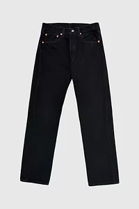Vintage 1990’s Levi’s® 501 Dark Black Denim Jeans