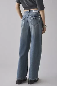 Abrand 95 Amber Mid-Rise Baggy Jean