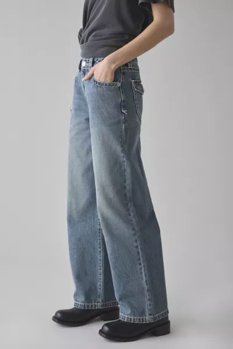 Abrand 95 Amber Mid-Rise Baggy Jean