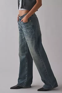 Abrand 95 Amber Mid-Rise Baggy Jean