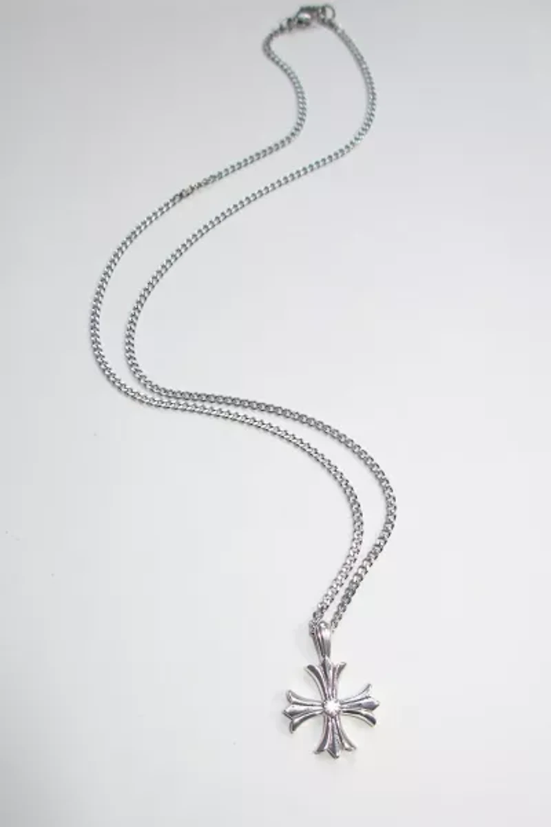RIMOR Argent Cross 95 Stainless Steel Necklace