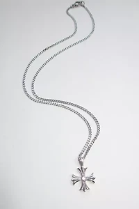 RIMOR Argent Cross 95 Stainless Steel Necklace