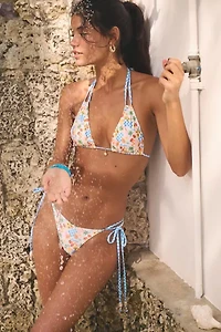 Kulani Kinis Suncatcher Halter Bralette Bikini Top