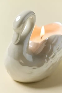 Ceramic Swan 5.5 oz Scented Candle