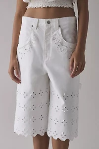 BDG Astrid Eyelet Denim Jort