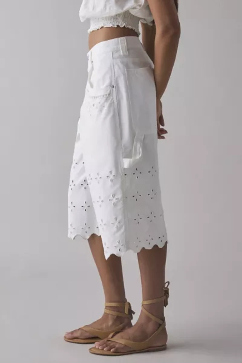 BDG Astrid Eyelet Denim Jort