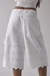 BDG Astrid Eyelet Denim Jort