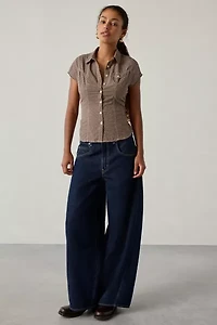 BDG Veronica Short Sleeve Button-Down Shirt