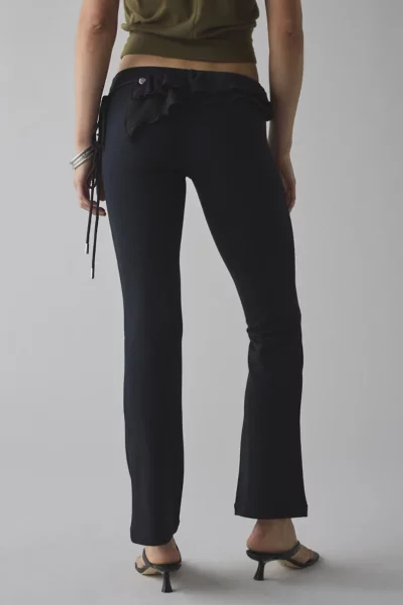 Zemeta What Can I Say Frill Straight Leg Pant
