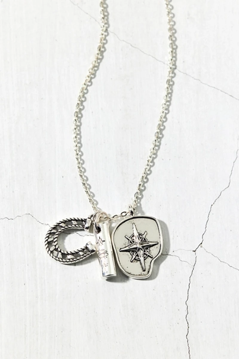 Beau Stainless Steel Charm Necklace