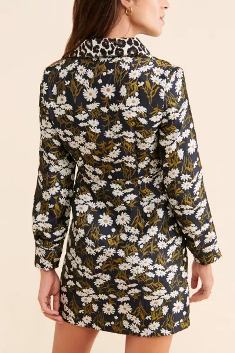 Sister Jane Mabel Jacquard Mini Dress