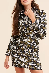Sister Jane Mabel Jacquard Mini Dress