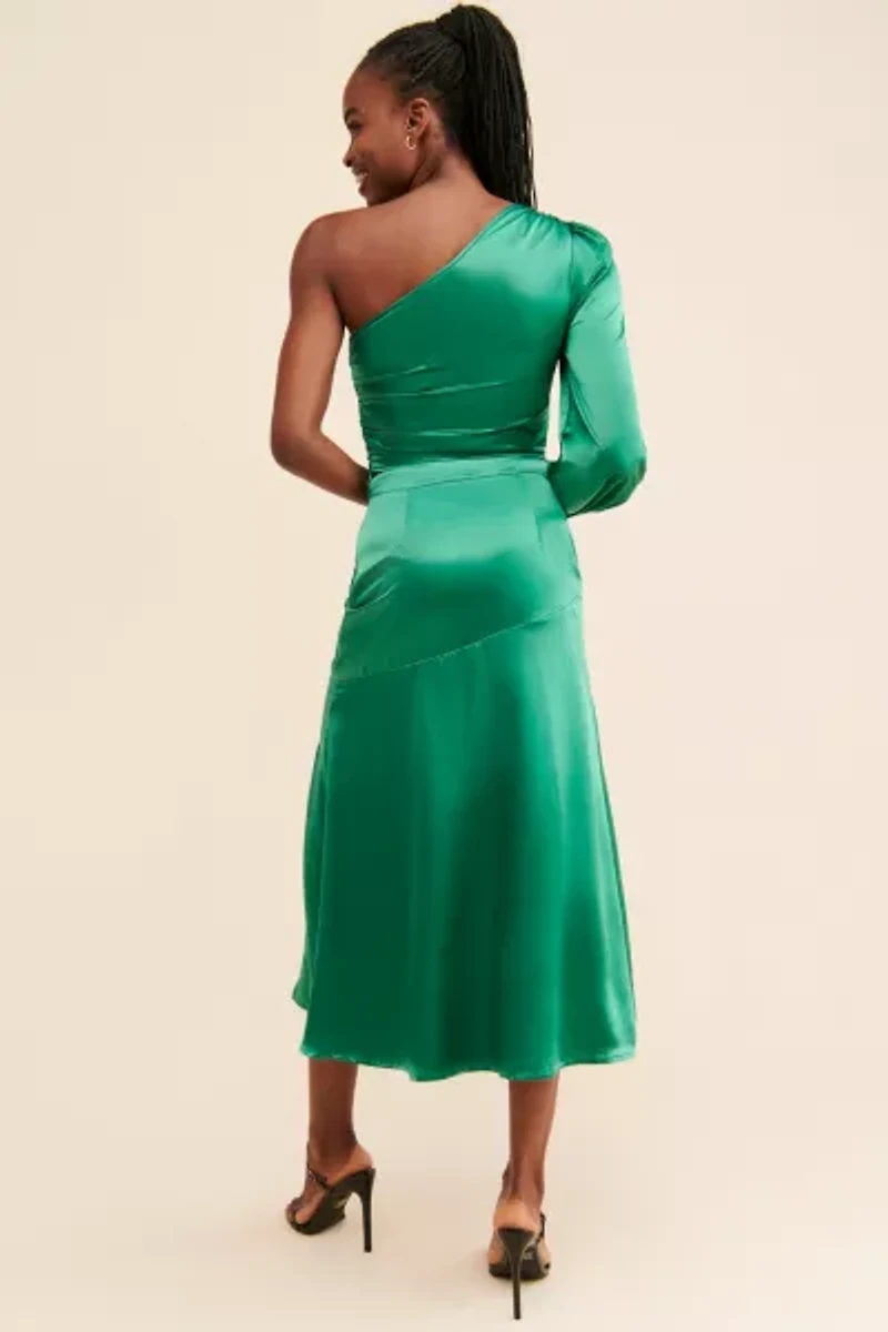 g.p.d. Serena Satin Crop Top