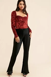 Kourt Velvet Genevieve Top