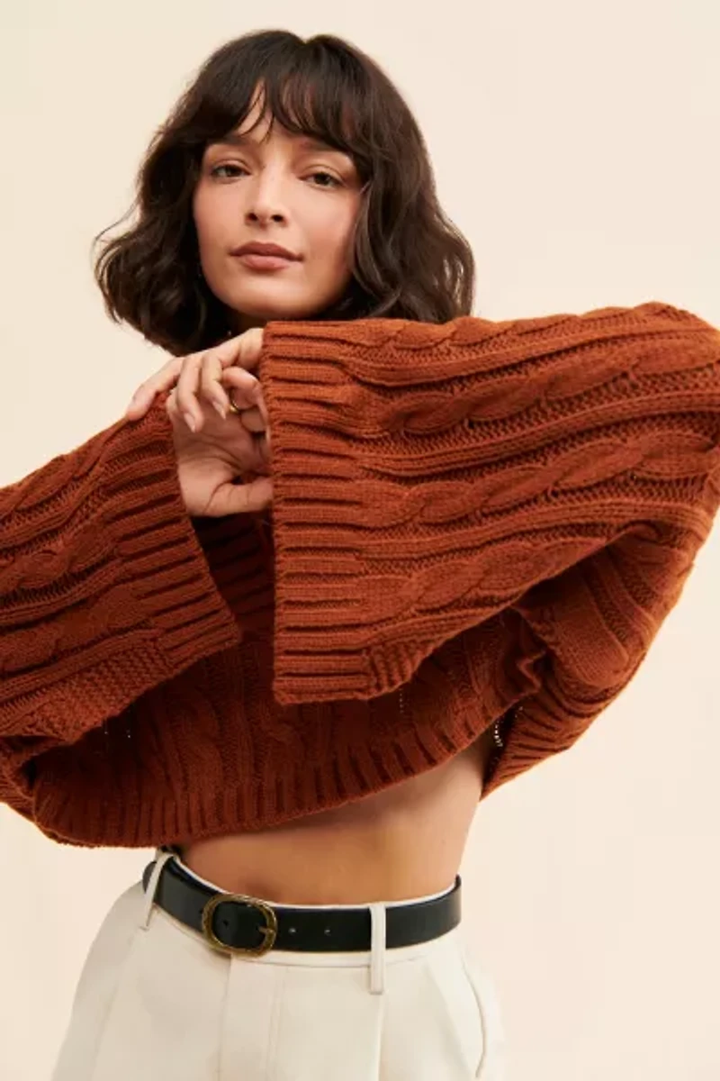 BB Dakota Sloane Cropped Sweater
