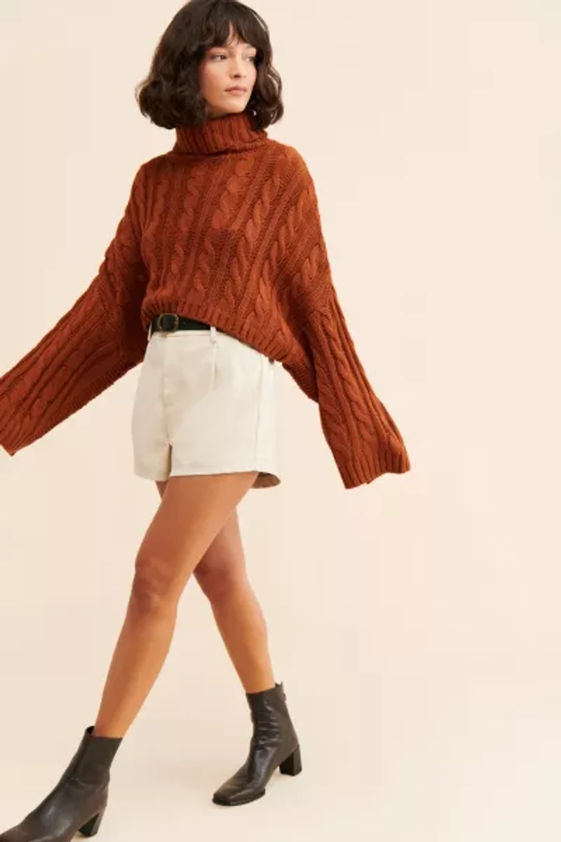 BB Dakota Sloane Cropped Sweater