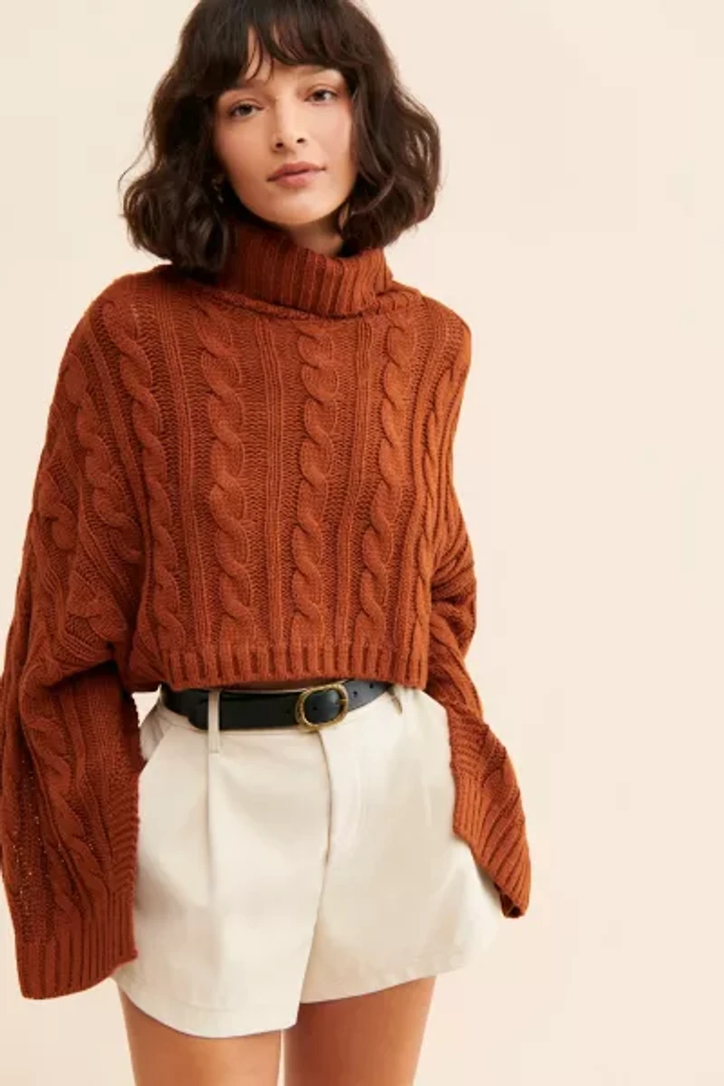 BB Dakota Sloane Cropped Sweater