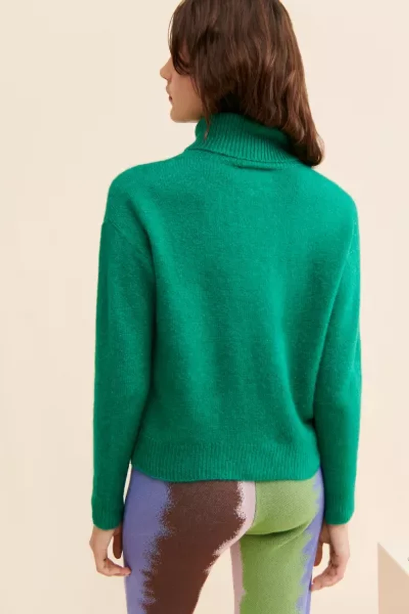 Lili Sidonio x Molly Bracken Knitted Turtleneck Sweater