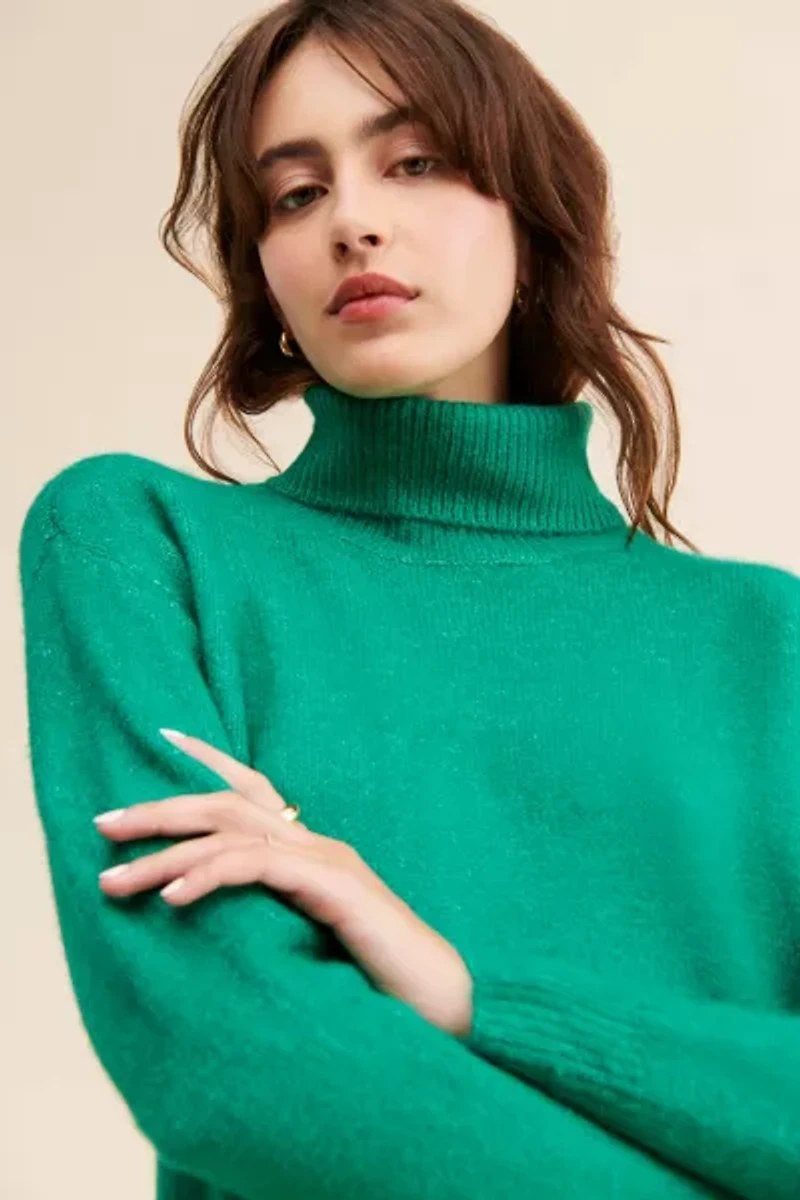 Lili Sidonio x Molly Bracken Knitted Turtleneck Sweater
