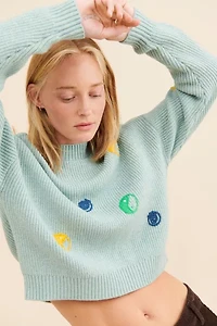 Native Youth Yin Yang Stitched Sweater