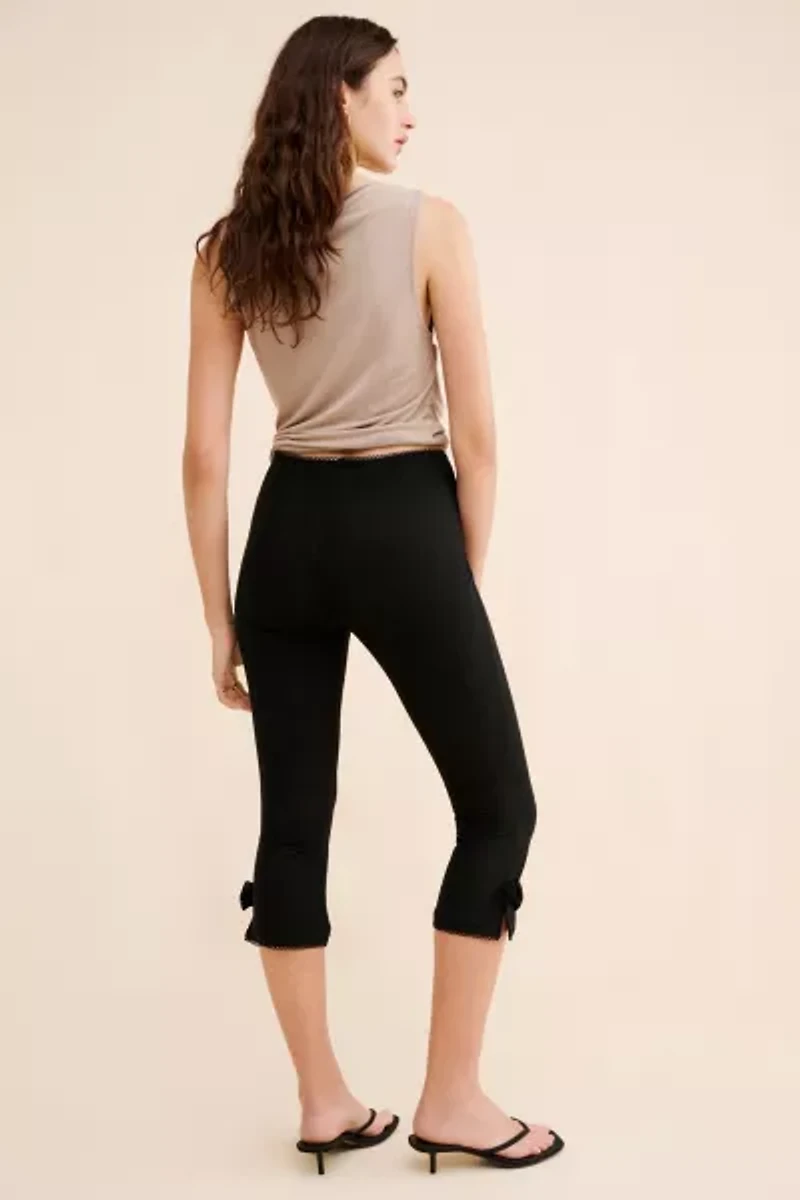 Guizio Valeria Mesh Capri Pants