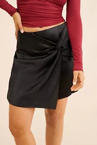 MinkPink Ella Asymmetric Mini Skirt