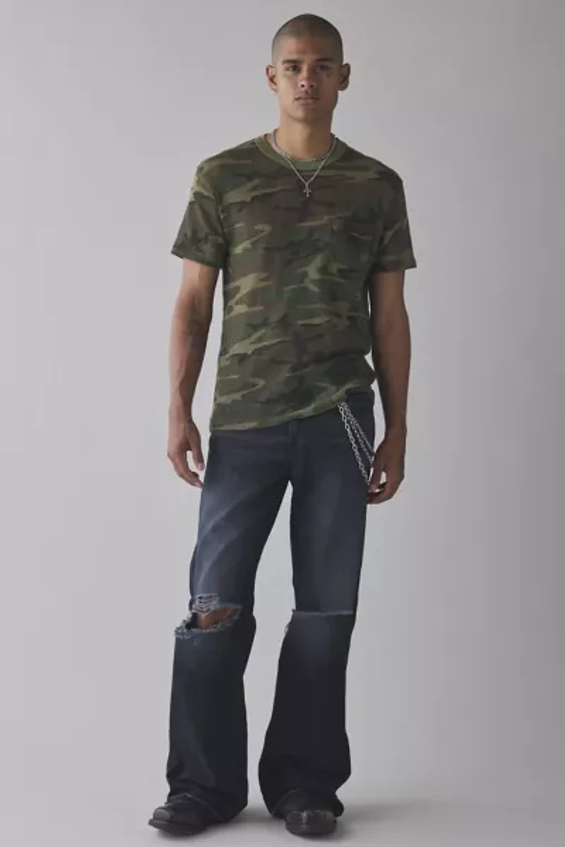BDG Slacker Destructed Relaxed Flare Jean