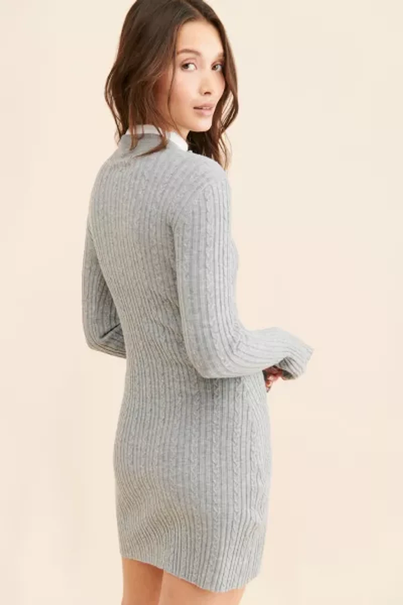 BB Dakota Champagne Powder Dress