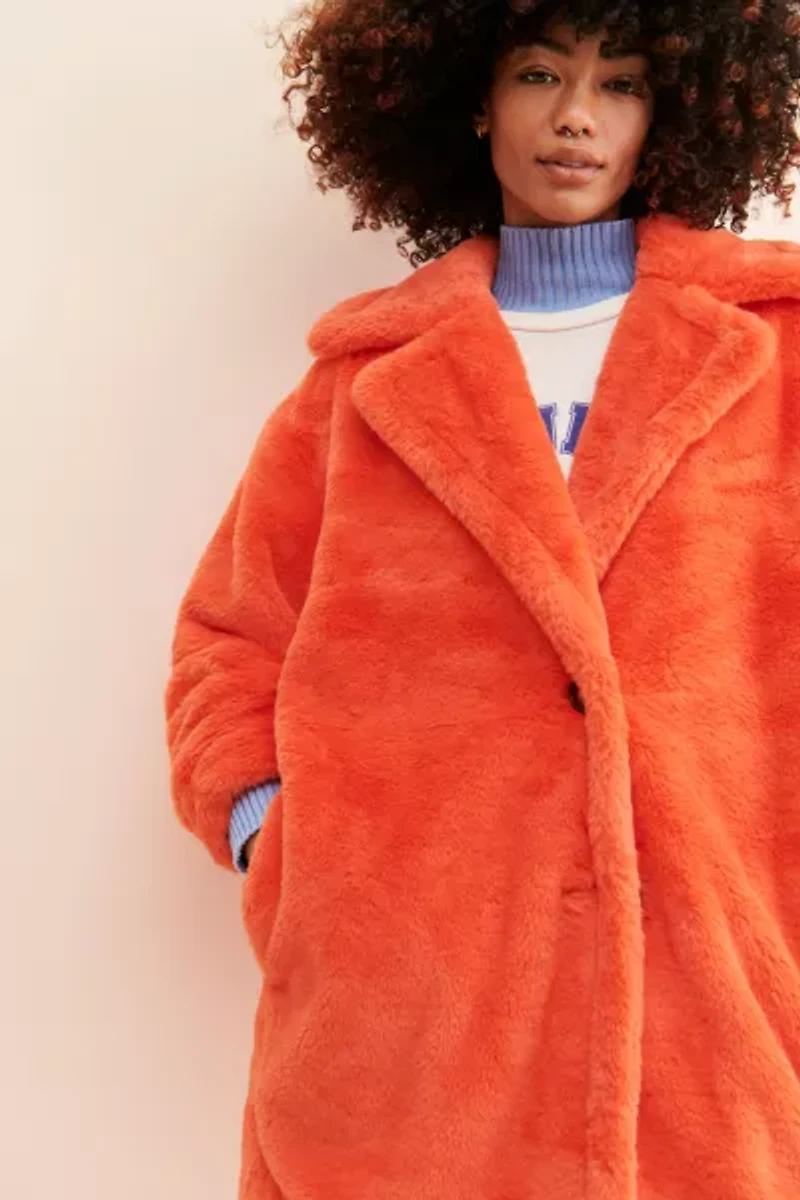 Steve Madden Maxwell Faux Fur Coat