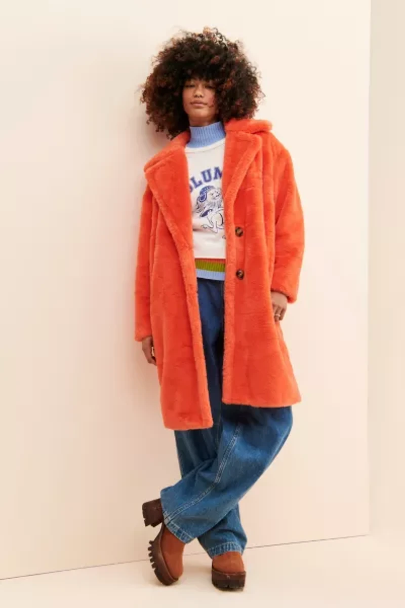 Steve Madden Maxwell Faux Fur Coat