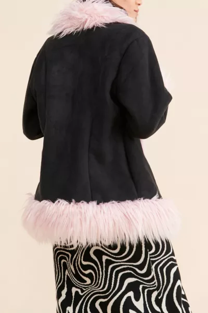 The Ragged Priest Faux Suede Coat