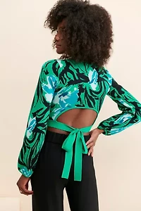 4SI3NNA Rosa Cropped Sweater