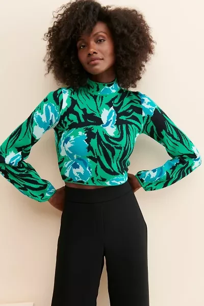 4SI3NNA Rosa Cropped Sweater