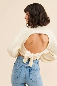 Sage The Label Remind You Not Backless Sweater