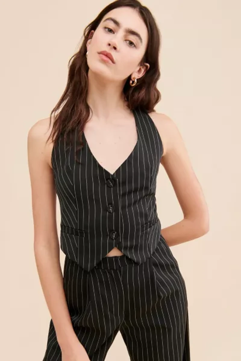 Rare London Illusion Waistcoat Jumpsuit