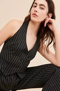 Rare London Illusion Waistcoat Jumpsuit