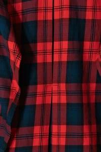 Vintage Wool Plaid Button Down Shirt