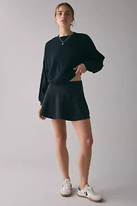 adidas 3-Stripe Athletic Mini Skirt