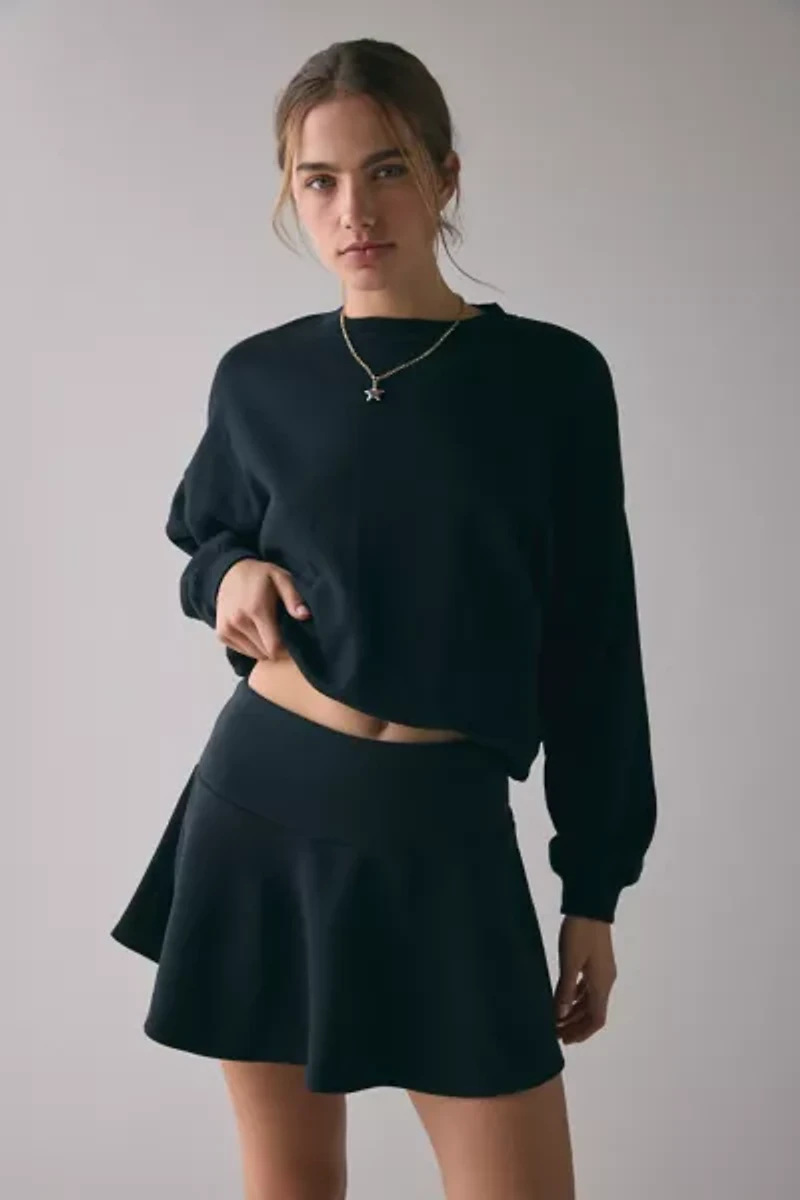 adidas 3-Stripe Athletic Mini Skirt