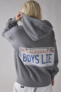 Boys Lie License Racer Oversized Hoodie Sweatshirt