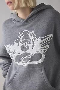 Boys Lie License Racer Oversized Hoodie Sweatshirt