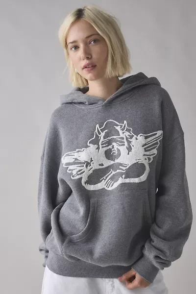 Boys Lie License Racer Oversized Hoodie Sweatshirt